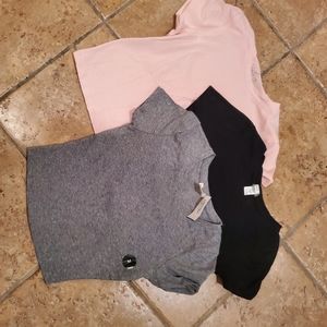 Three brand new half tops from Tilleys. Size medium
